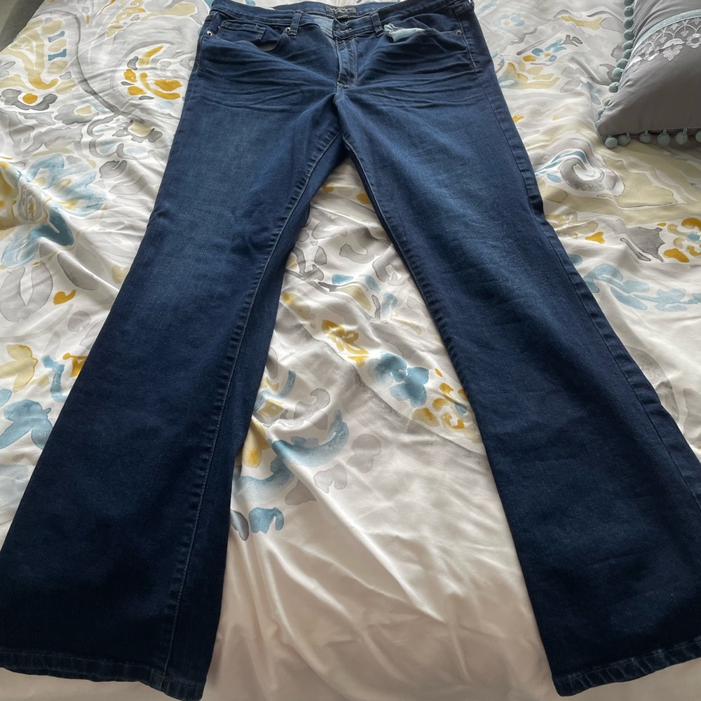 Banana Republic Slim Boot Cut Dark Wash Jeans